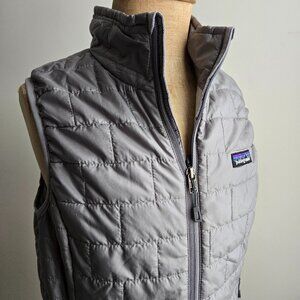 🌟 Silver Patagonia Quilted Vest (S) 🌟